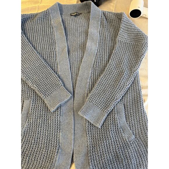 Toad And Company Blue Cardigan Grandpa Sweater Cozy Vibe Eco Fabric - Picture 10 of 16